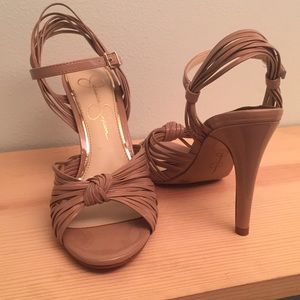 Jessica Simpson | Shoes | Jessica Simpson Nude Heel Sandel 65 | Poshmark